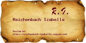 Reichenbach Izabella névjegykártya